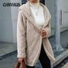 Autumn and Winter Women's Cardigan Jacket Hooded Loose Double-sided Plush Buttonless Cardigan