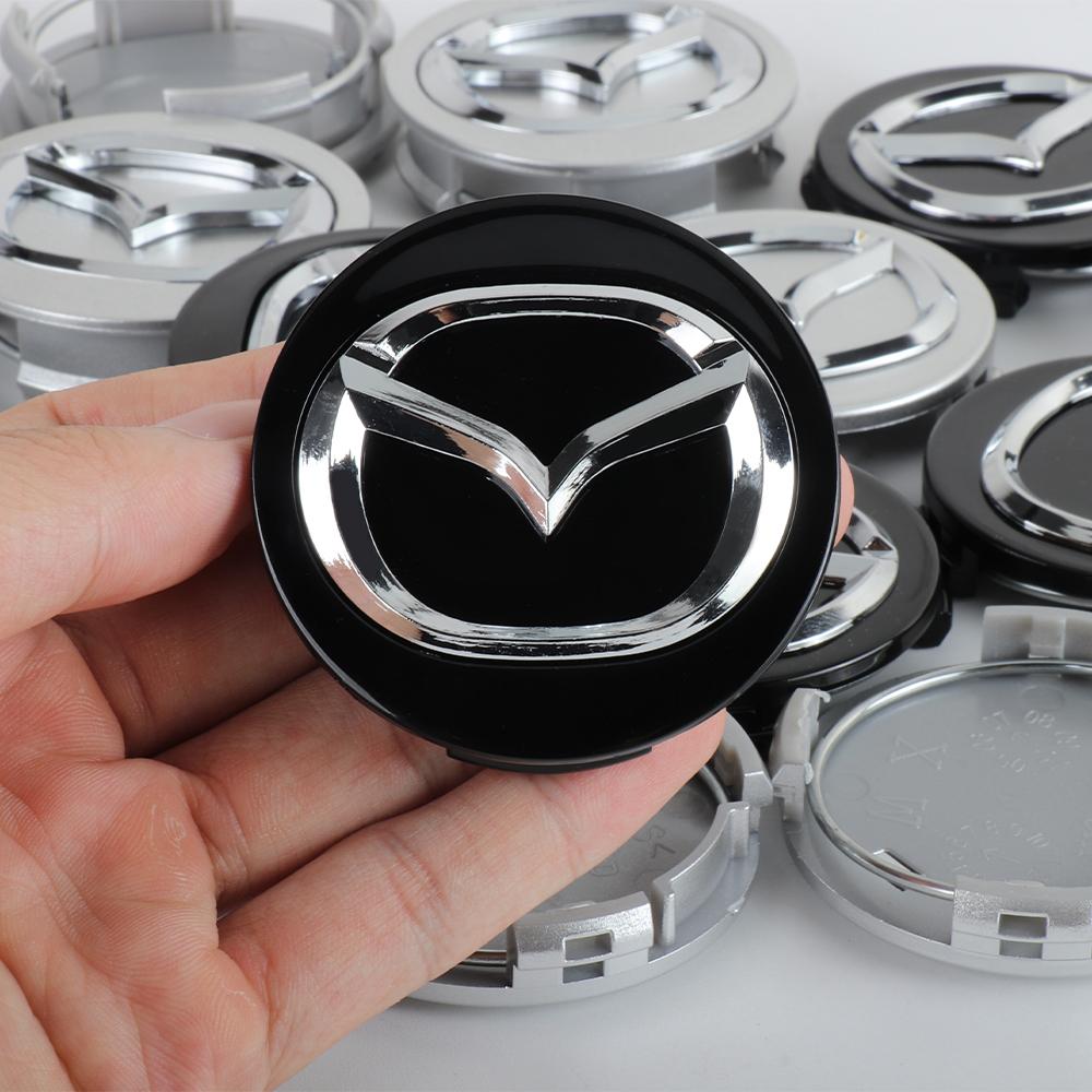 4PCS 56mm Car Wheel Hub Center Cover Replacement For Mazda 2 3 5 6 7 323 626 RX7 RX8 MX3 CX3 CX5 Axela Atenza Skyactiv Angksela