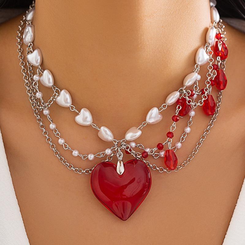 Meier Beaded niche design sweet and cool y2k butterfly choker qianxi style dopamine necklace