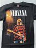 Футболка группы Nirvana Абсолютно новая Размер L Курт Кобейн Гранж Рок Импорт из Японии
