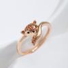 Kinel Rose Gold Color Fox Rings For Women