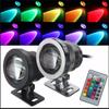Waterproof RGB LED Flood Light Underwater Fountain Pool Pond Aquarium Spotlight Bulb Lamp Outdoor Garden AC DC 12V 110V 220V 15W