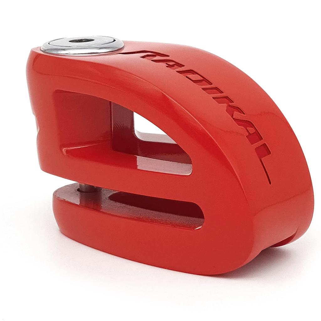 RADIKAL RK306R Motorcycle Disc Brake Lock for and 6mm Locking Lightweight Anti-Theft Lock, Motorcycles, Scooters, Bikes, Electric, Pin,