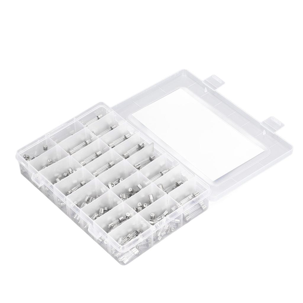 360 шт. Стеклянный предохранитель 0,25 А?Набор из 20А 24 типов 6x30мм 5x20мм для защиты цепей