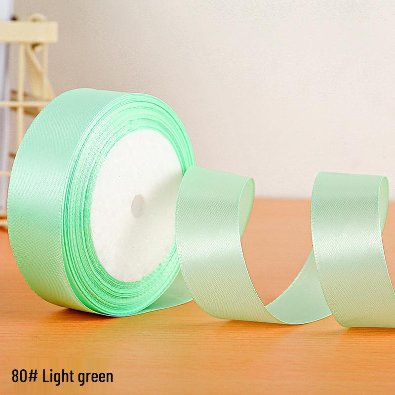 Полиэстеровая атласная лента 2,5 см для подарочной коробки и аксессуаров для волос