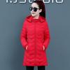 Парки женские с капюшоном зимняя куртка корейский толстый пуховик хлопковая одежда среднего возраста женское пальто для мам теплая длинная верхняя одежда 6XL