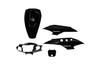 Bike Parts Center II Genuine Type Exterior Set Set Black Cowl Painted Suzuki II CA1PA 3023 Let's 5-piece Let's