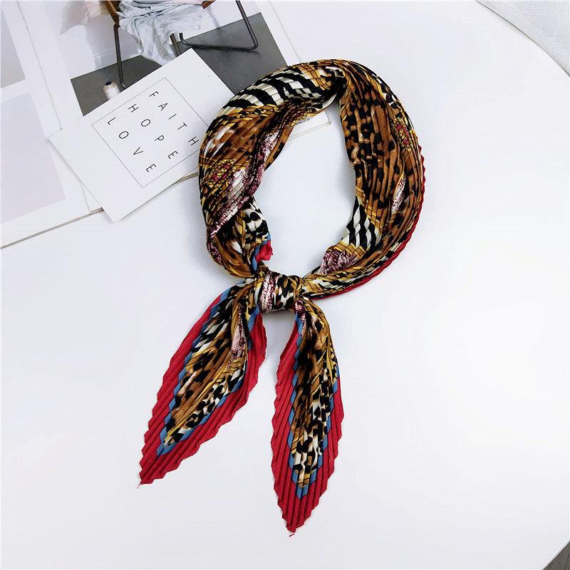 Модный декоративный шарф, повязка для волос, резинка для волос 70, маленький квадратный шарф, шелковый шарф, женский весенне-осенний универсальный маленький шарф, профессиональный шарф