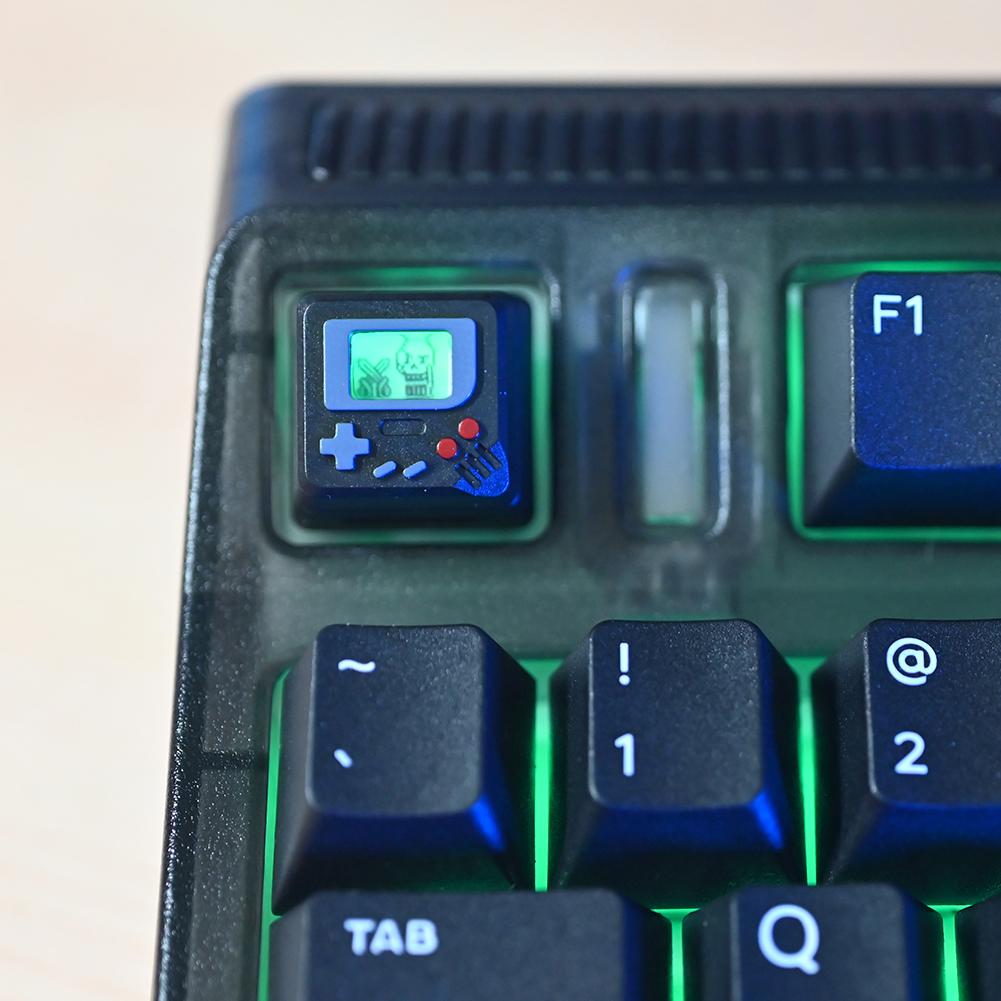 K-04 Колпачки для клавиш 3 в 1 Замена для механической клавиатуры Колпачки для клавиш в стиле ретро Колпачки для игровых консолей Симпатичные прозрачные колпачки для клавиш Костюм