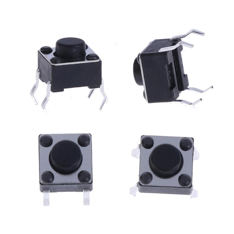20 шт мини-микро-мгновенный тактильный кнопочный переключатель 6*6*5 мм 4-контактный вкл/выкл