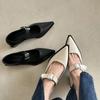 Summer Fashion New Sexy Banquet Wear-Resistant Comfortable Pointed Toe Casual Buckle Sandals For Women Zapatos Mujer