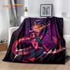 2025 H-Helluva Boss Blitzo Cartoon Soft Blanket, Soft Throw Blanket для дома, спальни, кровати, дивана, пикника, дорожного чехла, подарка ребенку