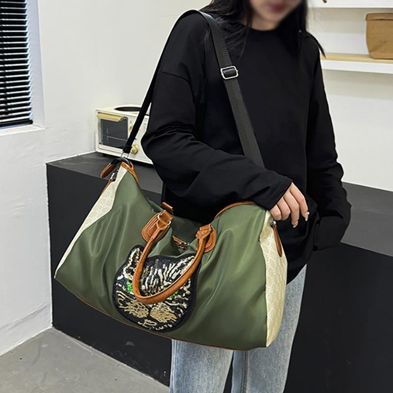 Большая вместительная дорожная сумка для женщин, спортивная сумка для йоги и фитнеса, студенческая сумка-органайзер на одно плечо, дорожная сумка для коротких поездок