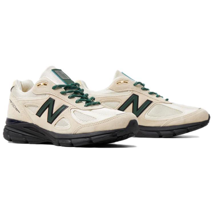New Balance 990v4 Сделано в США 'Macadamia Nut Black' Мужские U990GB4