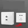 2/4 порта 220В в 5В 36В в 5В USB-разъем Розетка Адаптер питания Электрическая Зарядная станция