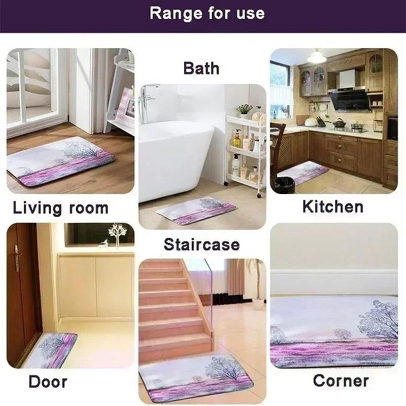 Modern Geometric Line Area Rug Non-Slip Carpet for Living Room Bedroom Rug Washable Floor Mat for Bathroom Kitchen Doormat