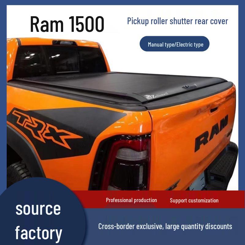 Ram1500 Tundra Ram2500 Rear Trunk Lid Roll-Up Cover for Cross-Border Trade