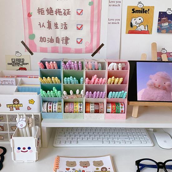 Держатель для ручек Компактный пластиковый органайзер для инструментов большой емкости для дома