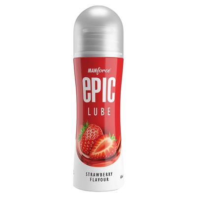 Упаковка из 10 X Epic Lube Гель-смазка со вкусом клубники для мужчин и женщин 60 мл