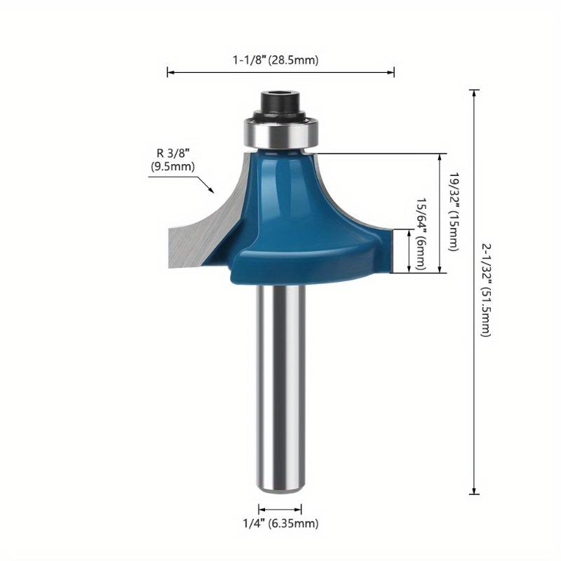 15 шт./комплект набор фрез с хвостовиком 1/4 дюйма, фрезы для обработки кромок дерева, фрезы для прямой фрезеровки, твердосплавные фрезы из вольфрама для деревообрабатывающих станков с ЧПУ.