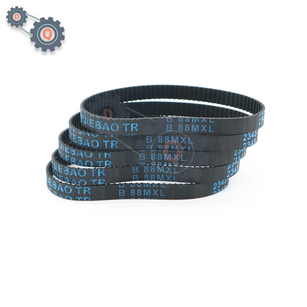 B134MXL To B192MXL MXL Timing Belt Tooth Pitch 2.032mm MXL Rubber Belt Width 4.8/6/10/12.7mm MXL Belt For CNC Synchronous Belt