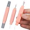2 In 1 Needle Threader Stitch Remover Dual Head Needle Piercing Device User-friendly Multifunctional Sewing Notions Gift