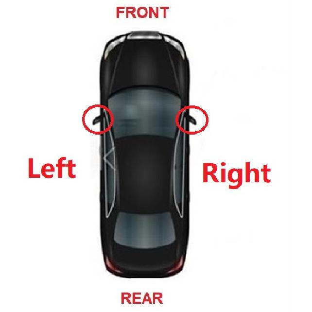 Для VW Passat B7 2011 2012 2013 2014 2015 автомобильное Стайлинг новое зеркало задней двери стекло