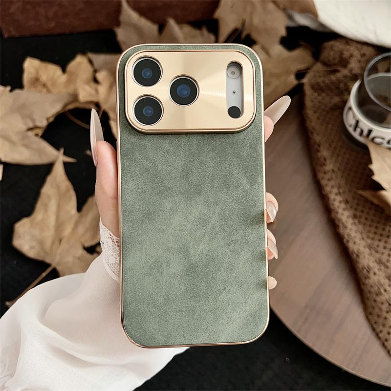 IPhone 17 Air 16 E 15 14 Plus 13 12 11 Pro Max Силиконовый Противоударный Чехол Защита от Отпечатков Пальцев Гальваническое Матовое Кожаное Чехол для Телефона