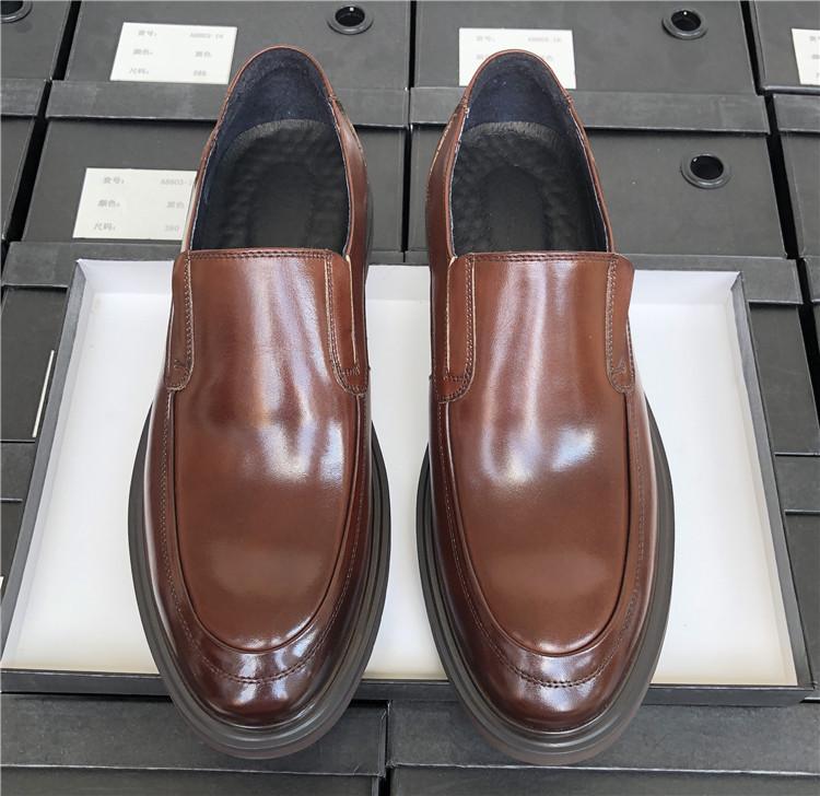 Костюмные кожаные туфли мужские деловые деловые кожаные дышащие повседневные мужские широкие рабочие туфли для жениха свадебные мужские туфли высокого класса