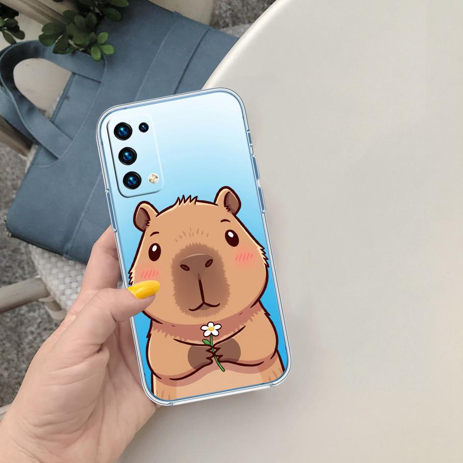 LO19 Cartoon  Capybara Case for Motorola E13 E15 E20 E22 E22I E22S E30 E32 E40 E7 E7I G Plus Power Play Stylus G22 G14