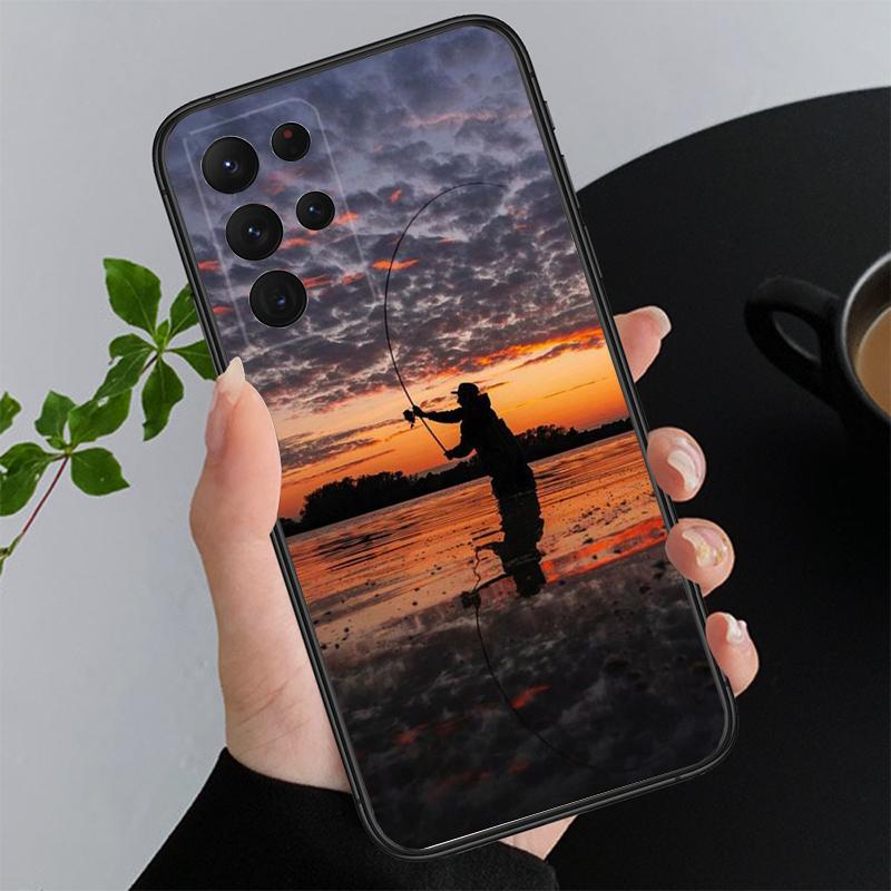 Чехол для телефона с рыболовными снастями для Samsung A52S A21S A33 A23 A13 A14 A32 A52 A53 A54 A51 A71 A15