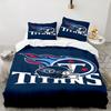 Tennessee Logo Art Bedding Set 3pcs, High Quality Bedding Set Including 1pc Duvet Cover And 2pcs Pillowcases for Bedroom, Dormitory Gift