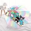 Hello Kitty, Sanrio Automatic Open/Close Umbrella Cute Umbrella with Cute Design, Portable 3 Fold Compact Umbrella for Men & Women, Hallowee