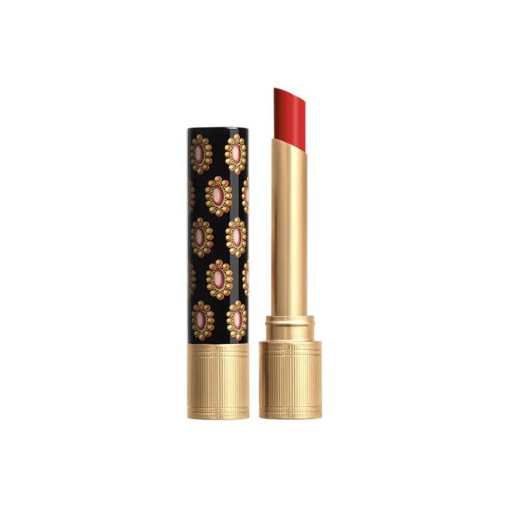 Gucci Блестящая помада Rouge De Beauté, Увлажняющая, Придающая объем, Стойкий блеск