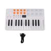 Btuty MIDI-клавиатура с 2000 мАч, 8x4 RGB, многофункциональная, мини, чувствительная к силе нажатия, 8, для домашнего исполнения, 25 клавиш, встроенная батарея большой емкости, пэды,