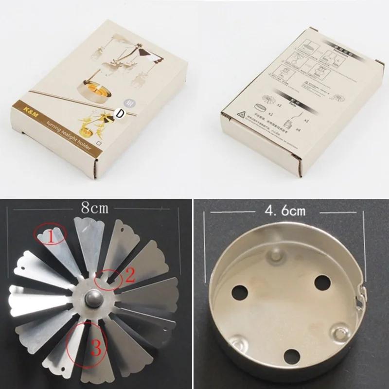 Карусель Подсвечник Золотой Металлический Подсвечники Декор Комнаты Торт Вращающаяся Подставка для Свечей Украшение Дома на День Святого Валентина Рождество