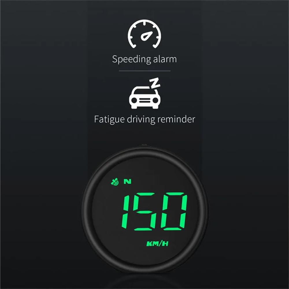 G1 HUD GPS спидометр бортовой компьютер цифровой проекционный дисплей автоматический спидометр скорость проектор на лобовое стекло для всех автомобилей(Зеленый шрифт)