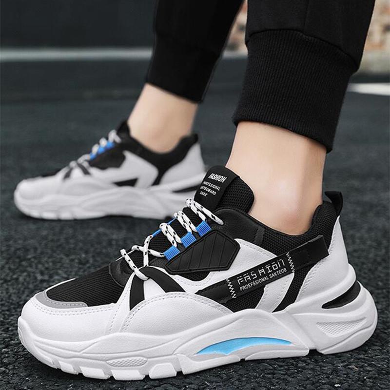 Модная мужская обувь новая мужская спортивная повседневная обувь летняя дышащая сетчатая обувь для бега мужские модные кроссовки обувь