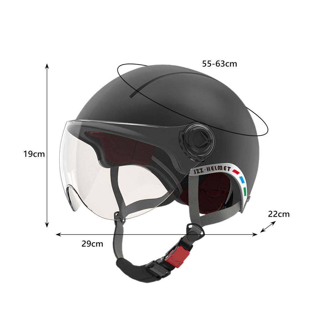 Electric Car Helmet Removable Lining Adult Cycling Helmet for Motorbike Riding Helmet Mountain Bike Scooter Helmet 55-63cm