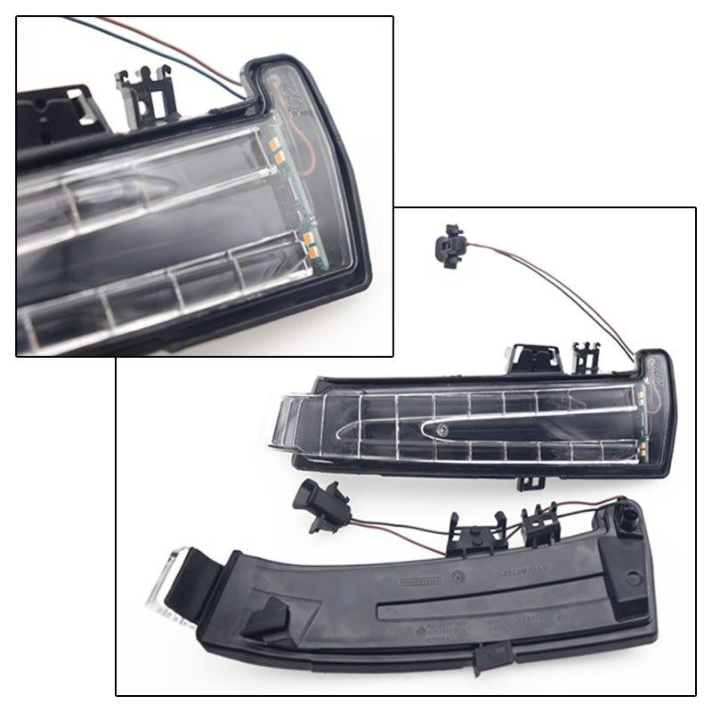 Светодиодный мигающий светильник левый/правый автомобильный индикатор зеркала заднего вида указатель поворота для Benz W221 W212 W204 2129067401 2129067501