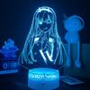 3D светодиодный ночник в стиле аниме Darling In The Franxx, настольная лампа Zero Two 002, фигурка для рождественского подарка, украшение для спальни, прикроватная лампа
