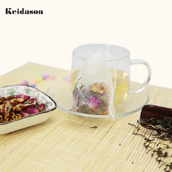 100 шт. Нетканая фильтровальная бумага с уплотнением, свободные чайные пакетики