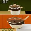 Набор титановых антипригарных кастрюль IBF