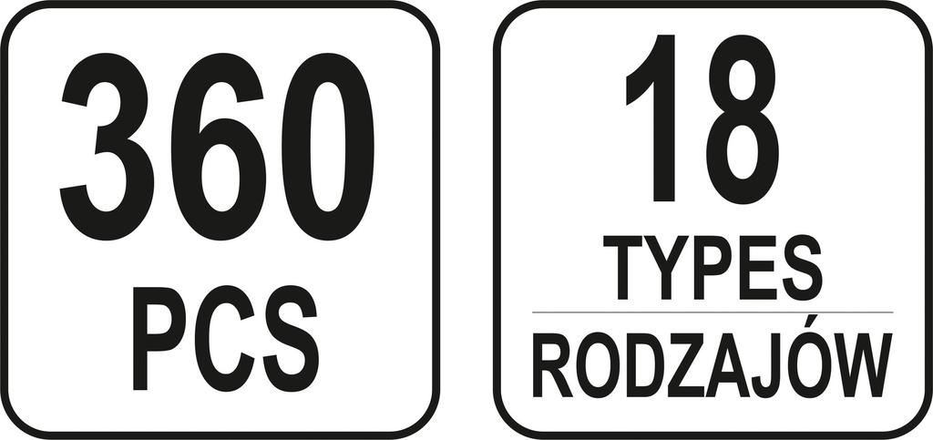 TOYOTA/LEXUS CAR CLIPS SET 360 PCS - YT-06650