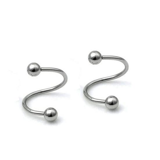 Женщины поворот нос губы шикарные шпильки брови хряща кольцо серьги пирсинг