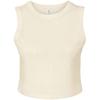 Bella + Canvas Womens/Ladies Muscle Micro-Rib Cropped Tank Top