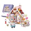 City Street Scene Candy House Building Block Set DIY Creative Fairy Tale House Model Assembled Brick Children's Toy Gift
