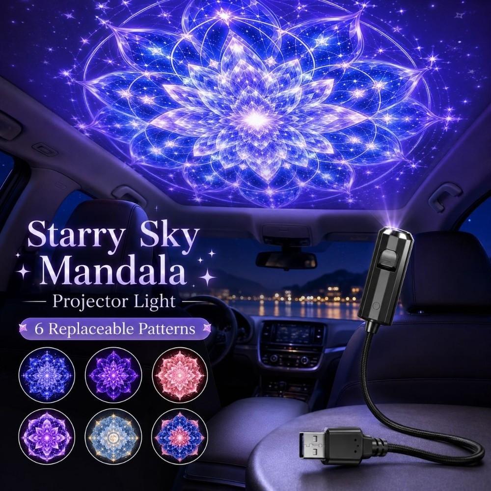 161 Degree Rotating Dreamy Starry Sky Projector USB Powered Flexible Neck USB Plug Projection Lamp Interchangeable Slides