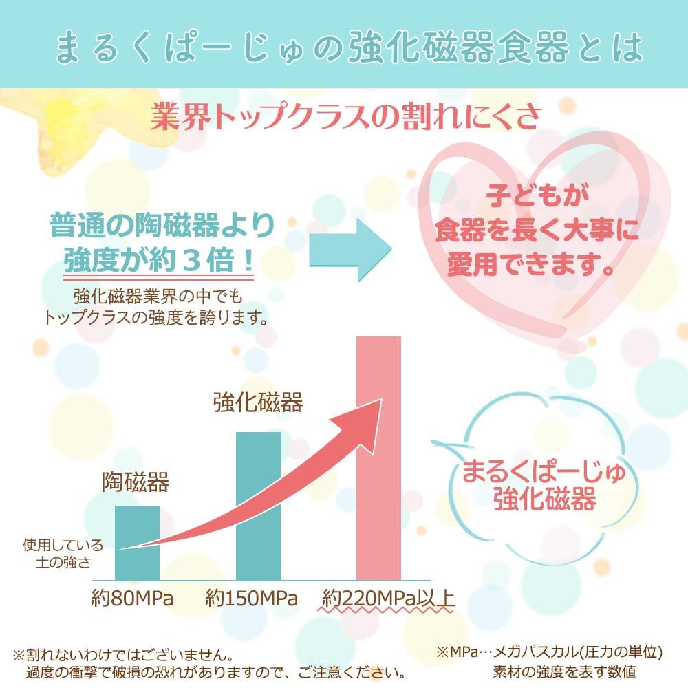 OGISO Peter Rabbit Natural Garden Набор из 3 предметов столовой посуды из усиленного фарфора (Можно мыть в посудомоечной машине и использовать в микроволновой печи)