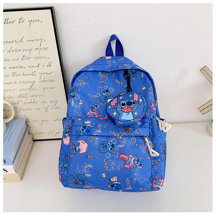 Kindergarten Primary School Students Schoolbag Cartoon Animation Foreign Style Printing Boys And Girls Backpack Children'S Backpack